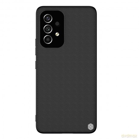 Nillkin Textured Case wytrzymałe wzmocnione etui z żelową ramką i nylonem na tyle Samsung Galaxy A53 5G czarny