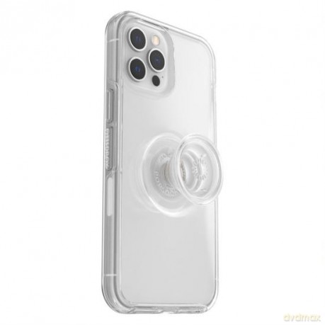 OtterBox Symmetry Clear POP - obudowa ochronna z PopSockets do iPhone 12 Pro Max (przezroczysta)