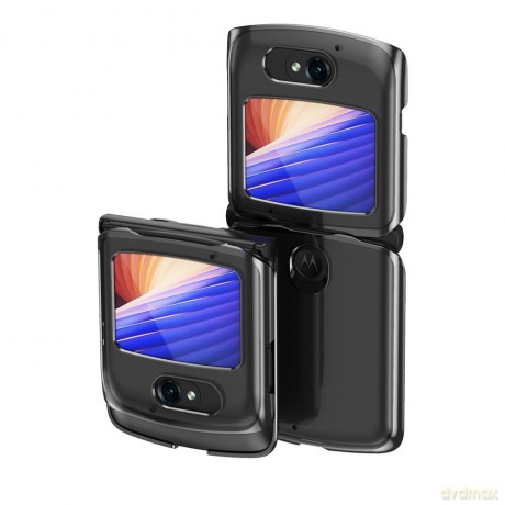Plating Case hard case pokrowiec etui z metaliczną ramką Motorola Razr 5G czarny