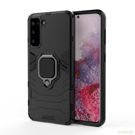Ring Armor pancerne hybrydowe etui pokrowiec + magnetyczny uchwyt Samsung Galaxy S21 5G czarny
