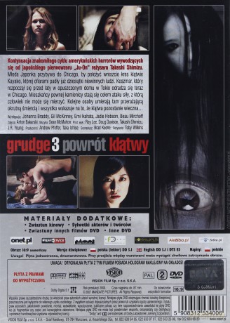 Klątwa 3: Powrót klątwy [DVD]