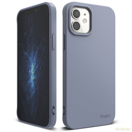 Ringke Air S ultracienkie żelowe etui pokrowiec iPhone 12 mini szaroniebieski (ADAP0027)