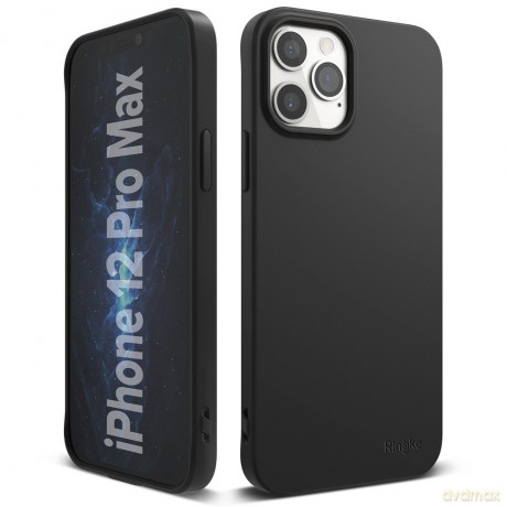 Ringke Air S ultracienkie żelowe etui pokrowiec iPhone 12 Pro Max czarny (ADAP0031)
