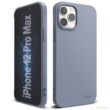Ringke Air S ultracienkie żelowe etui pokrowiec iPhone 12 Pro Max szaroniebieski (ADAP0033)