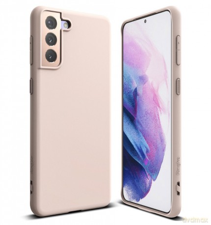 Ringke Air S ultracienkie żelowe etui pokrowiec Samsung Galaxy S21 5G różowy (ADSG0029)