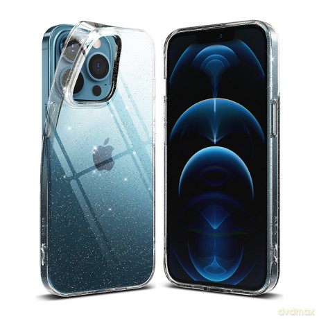 Ringke Air ultracienkie żelowe etui pokrowiec iPhone 13 Pro Max brokatowo-przezroczysty (A554E77)