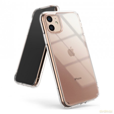 Ringke Fusion etui pokrowiec z żelową ramką iPhone 11 przezroczysty (FSAP0040)