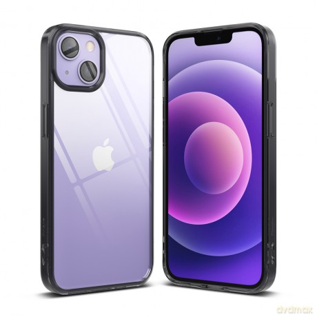 Ringke Fusion etui pokrowiec z żelową ramką iPhone 13 czarny (F543E53)