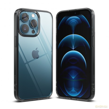 Ringke Fusion etui pokrowiec z żelową ramką iPhone 13 Pro czarny (F548E53)