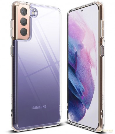 Ringke Fusion etui pokrowiec z żelową ramką Samsung Galaxy S21 przezroczysty (FSSG0090)