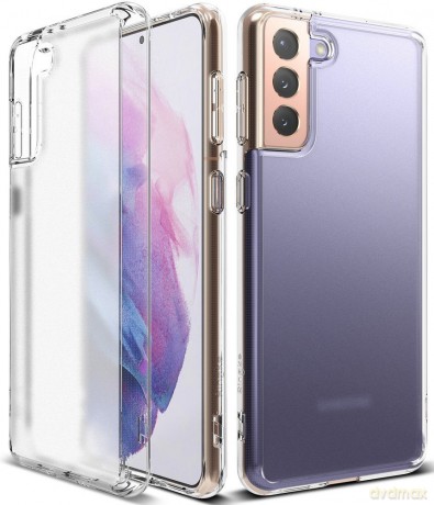 Ringke Fusion Matte etui pokrowiec z żelową ramką Samsung Galaxy S21 5G przezroczysty (FMSG0008)