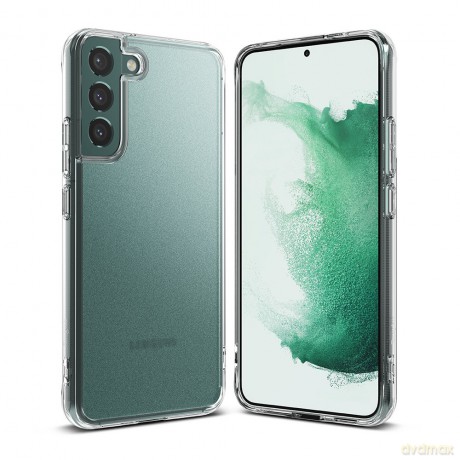 Ringke Fusion Matte etui pokrowiec z żelową ramką Samsung Galaxy S22+ (S22 Plus) półprzezroczysty