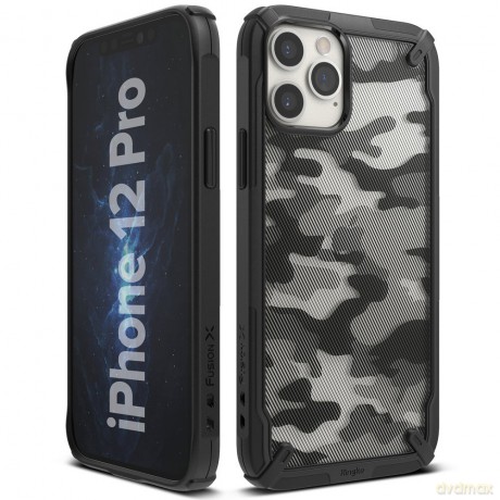 Ringke Fusion X Design etui pancerny pokrowiec z ramką iPhone 12/12 Pro (XDAP0016)