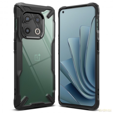 Ringke Fusion X etui pancerny pokrowiec z ramką OnePlus 10 Pro czarny (FX622E55)