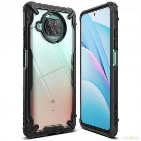 Ringke Fusion X etui pancerny pokrowiec z ramką Xiaomi Mi 10i czarny (FXXI0032)