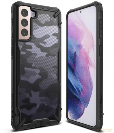 RINGKE FUSION X GALAXY S21+ PLUS CAMO BLACK