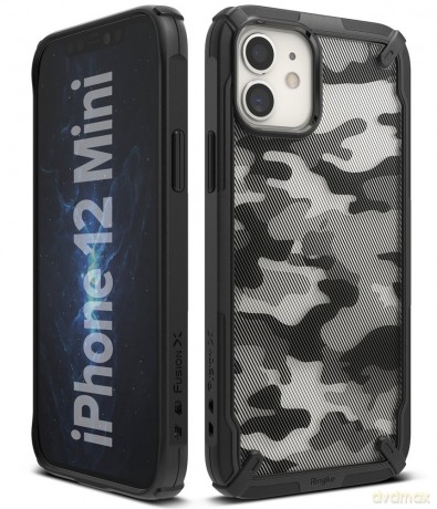 RINGKE FUSION X IPHONE 12 MINI CAMO BLACK