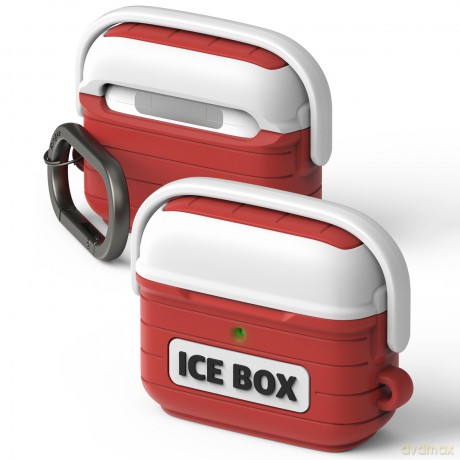 Ringke Ice Box etui do AirPods 3 pokrowiec na słuchawki czerwony