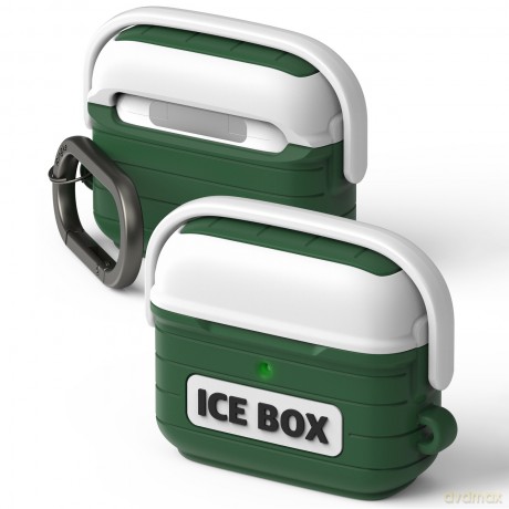 Ringke Ice Box etui do AirPods 3 pokrowiec na słuchawki zielony