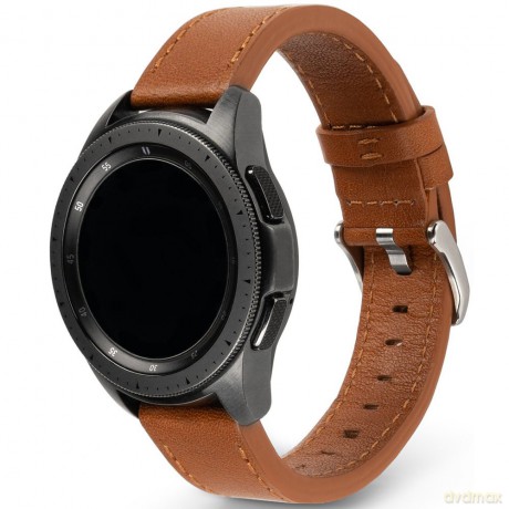 Ringke Leather One Classic skórzana bransoleta opaska pasek do zegarka smartwatch Samsung Galaxy Watch 3 41 mm brązowy (COM-B-20-21)