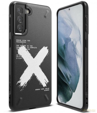 Ringke Onyx Design wytrzymałe etui pokrowiec Samsung Galaxy S21+ 5G (S21 Plus 5G) czarny (X) (OXAP0056)