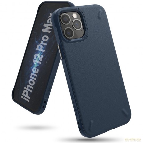 Ringke Onyx wytrzymałe etui pokrowiec iPhone 12 Pro Max niebieski (OXAP0042)