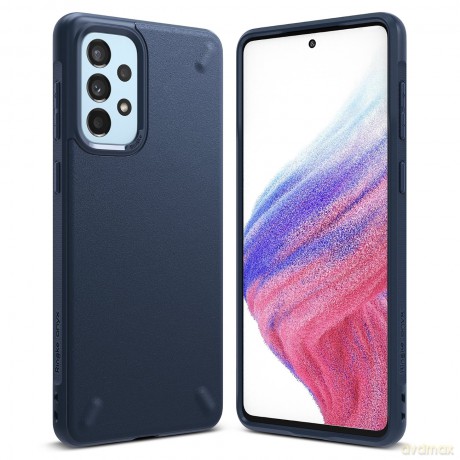 Ringke Onyx wytrzymałe etui pokrowiec Samsung Galaxy A53 5G granatowy