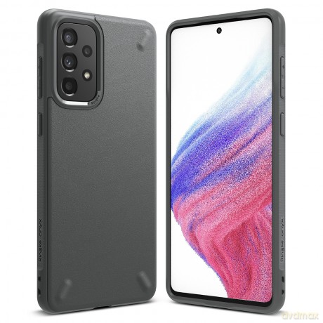 Ringke Onyx wytrzymałe etui pokrowiec Samsung Galaxy A53 5G szary