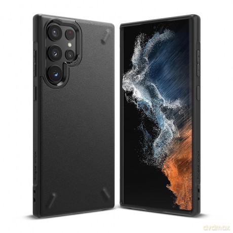 Ringke Onyx wytrzymałe etui pokrowiec Samsung Galaxy S22 Ultra czarny