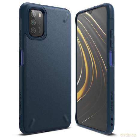 Ringke Onyx wytrzymałe etui pokrowiec Xiaomi Poco M3 granatowy (OXXI0002)