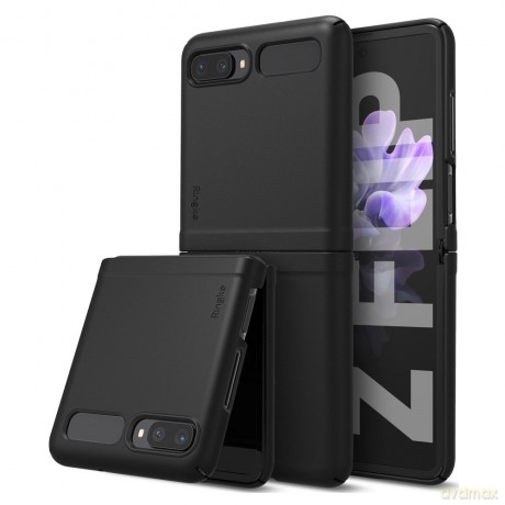 Ringke Slim ultracienkie etui pokrowiec Samsung Galaxy Z Flip czarny (SLSG0044)