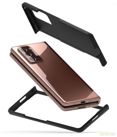 Ringke Slim ultracienkie etui pokrowiec Samsung Galaxy Z Fold 2 5G czarny matowy (SLSG0049)
