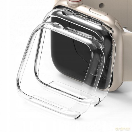 Ringke Slim Watch Case zestaw 2x etui na zegarek smartwatch Watch 7 41mm przezroczysty + przezroczysty (S58977RS)