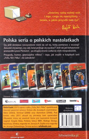 Felix Net I Nika Oraz Świat Zero (twarda) - Rafał Kosik [KSIĄŻKA]