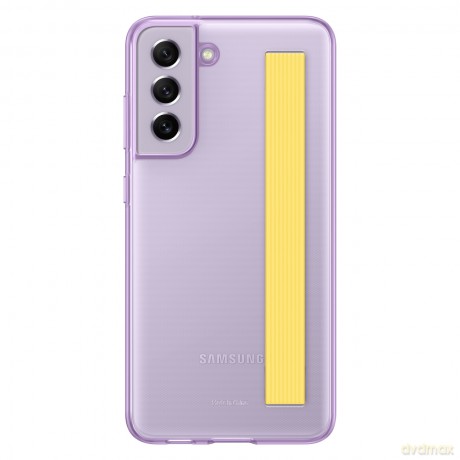 Samsung Clear Strap Cover etui pokrowiec do Samsung Galaxy S21 FE lawendowy (EF-XG990CVE)