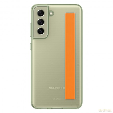 Samsung Clear Strap Cover etui pokrowiec do Samsung Galaxy S21 FE oliwkowy (EF-XG990CME)