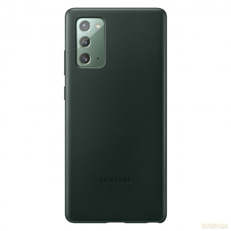 Samsung Leather Cover skórzane etui pokrowiec ze skóry naturalnej Samsung Galaxy Note 20 zielony