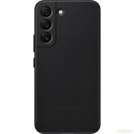 Samsung Leather Cover skórzane etui pokrowiec ze skóry naturalnej Samsung Galaxy S22 czarny (EF-VS901LBEGWW)