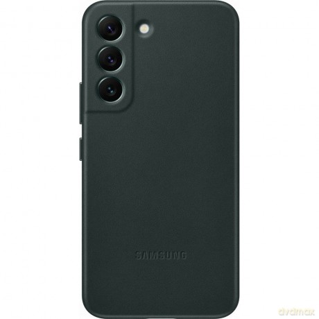 Samsung Leather Cover skórzane etui pokrowiec ze skóry naturalnej Samsung Galaxy S22 zielony (EF-VS901LGEGWW)