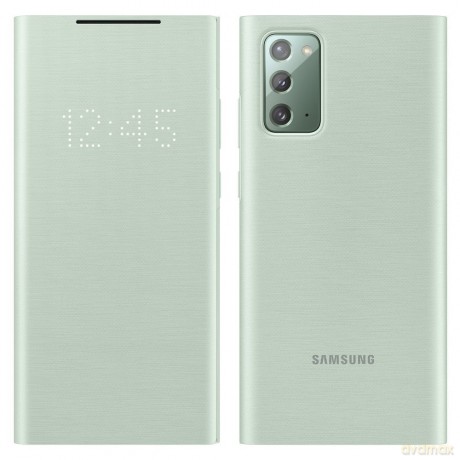 Samsung LED View Cover etui pokrowiec z wyświetlaczem LED Samsung Galaxy Note 20 zielony (EF-NN980PMEGEU)