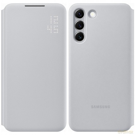 Samsung LED View Cover etui pokrowiec z wyświetlaczem LED Samsung Galaxy S22+ (S22 Plus) jasnoszary (EF-NS906PJEGEE)
