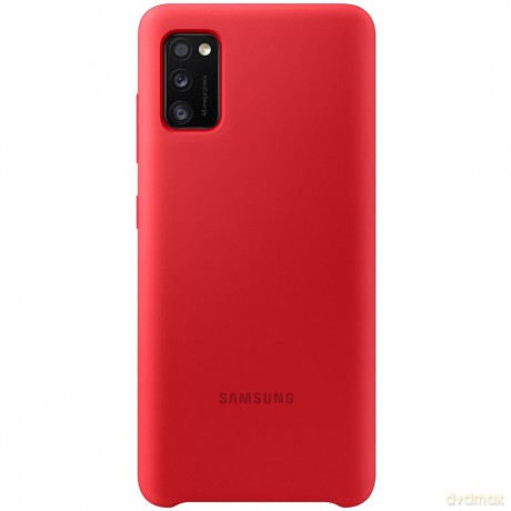 SAMSUNG Silicone Cover gumowe silikonowe etui pokrowiec Samsung Galaxy A41 czerwony (EF-PA415TREGEU)