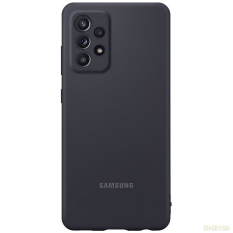 Samsung Silicone Cover gumowe silikonowe etui pokrowiec Samsung Galaxy A72 4G czarny (EF-PA725TBEGWW)