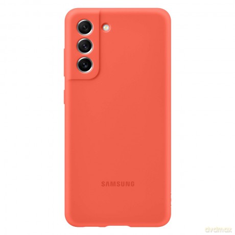 Samsung Silicone Cover gumowe silikonowe etui pokrowiec Samsung Galaxy S21 FE koralowy (EF-PG990TPE)