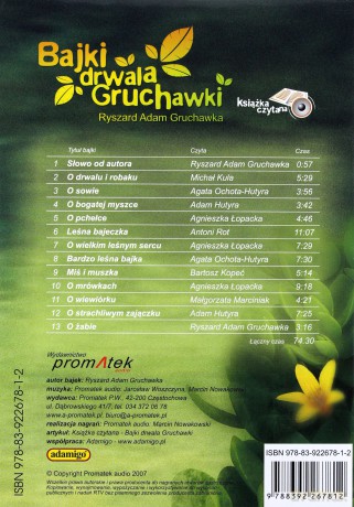 Bajki Drwala Gruchawki (Książka Czytana) (twarda) - Ryszard Adam Gruchawka [AUDIOBOOK] [CD]