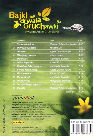 Bajki Drwala Gruchawki (Książka Czytana) (twarda) - Ryszard Adam Gruchawka [AUDIOBOOK] [CD]