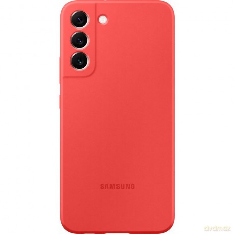 Samsung Silicone Cover gumowe silikonowe etui pokrowiec Samsung Galaxy S22 koralowy (EF-PS901TPEGWW)