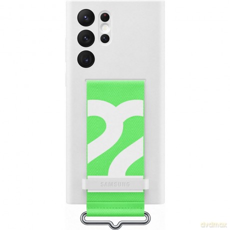 Samsung Silicone Cover gumowe silikonowe etui pokrowiec Samsung Galaxy S22 Ultra biały (EF-GS908TWEGWW)