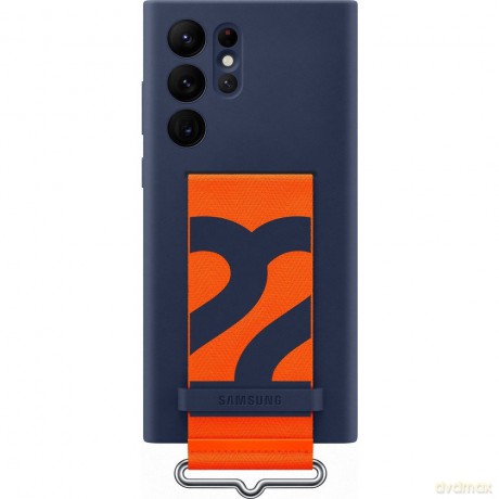 Samsung Silicone Cover gumowe silikonowe etui pokrowiec Samsung Galaxy S22 Ultra granatowy (EF-GS908TNEGWW)