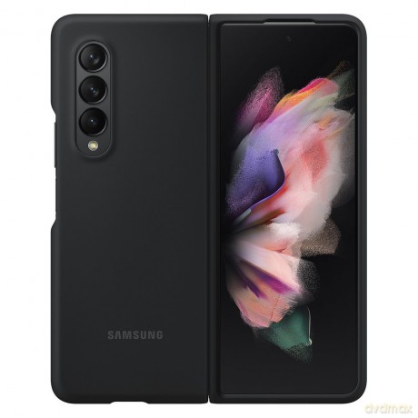 Samsung Silicone Cover gumowe silikonowe etui pokrowiec Samsung Galaxy Z Fold 3 czarny (EF-PF926TBEGWW)